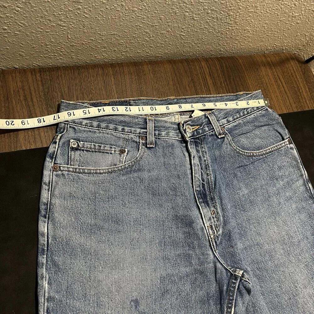 Vintage Levis USA Distressed Jeans 33x30 Levi Loose Fit Baggy Wide Leg 505 901